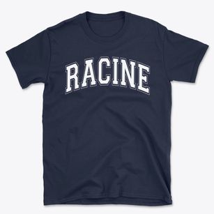 Racine Montessori School Varsity Arch Basic T-Shirt