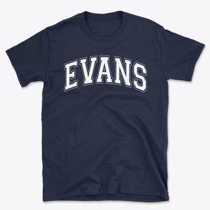 Evans Elementary School Varsity Arch Basic T-Shirt