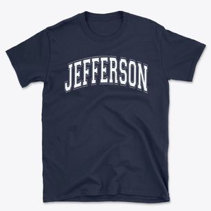 Jefferson Elementary School Varsity Arch Basic T-Shirt
