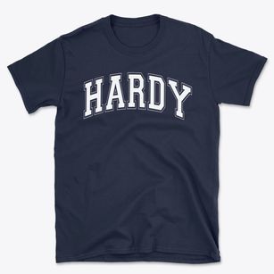 Hardy Elementary School Varsity Arch Basic T-Shirt
