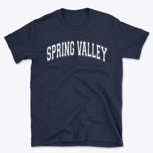 Spring Valley Elementary School Varsity Arch Basic T-Shirt
