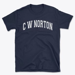 C W Norton Elementary School Varsity Arch Basic T-Shirt