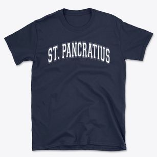 St Pancratius Parish Varsity Arch Basic T-Shirt
