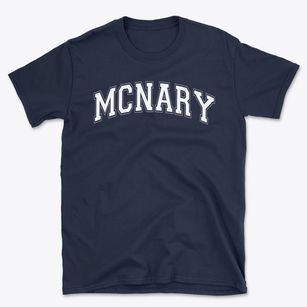 Mcnary Elementary School Varsity Arch Basic T-Shirt