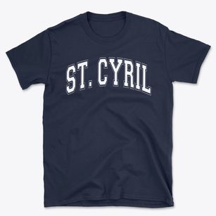 St. Cyril School Varsity Arch Basic T-Shirt