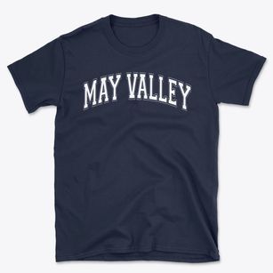May Valley Elementary School Varsity Arch Basic T-Shirt