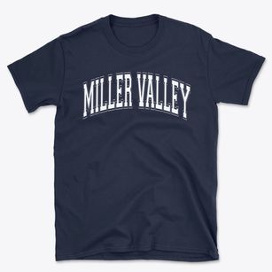 Miller Valley Elementary School Varsity Arch Basic T-Shirt