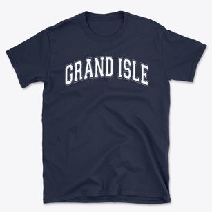 Grand Isle School Varsity Arch Basic T-Shirt
