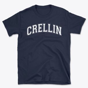 Crellin Elementary School Varsity Arch Basic T-Shirt