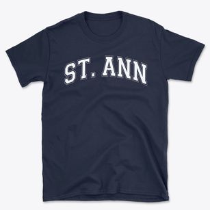 St. Ann Parish Varsity Arch Basic T-Shirt