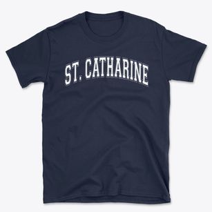 Saint Catharine Elementary School Varsity Arch Basic T-Shirt