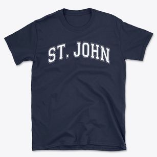 Saint John The Baptist School Varsity Arch Basic T-Shirt