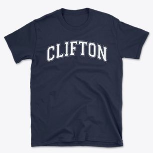 Clifton Elementary School 5 Varsity Arch Basic T-Shirt
