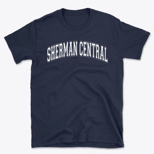 Sherman Central Elementary School Varsity Arch Basic T-Shirt