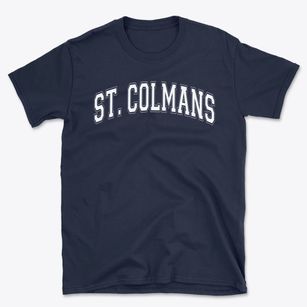 Saint Colmans Home School Varsity Arch Basic T-Shirt