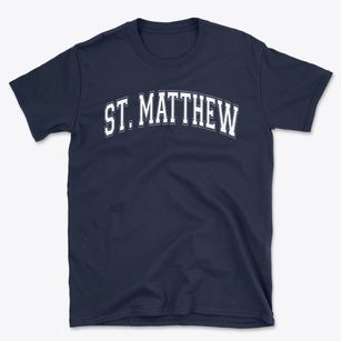Saint Matthew Catholic School Varsity Arch Basic T-Shirt