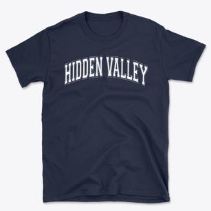 Hidden Valley Elementary School Varsity Arch Basic T-Shirt