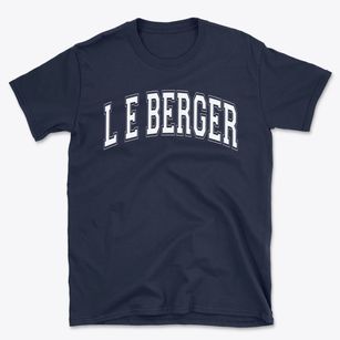 L E Berger Elementary School Varsity Arch Basic T-Shirt