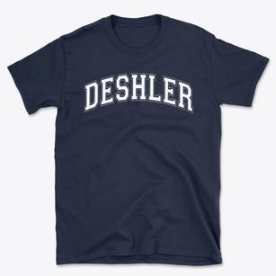 Deshler Elementary School Varsity Arch Basic T-Shirt