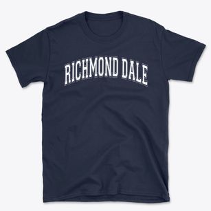 Richmond Dale Elementary School Varsity Arch Basic T-Shirt