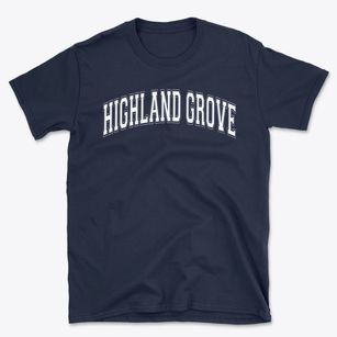 Highland Grove Elementary Varsity Arch Basic T-Shirt