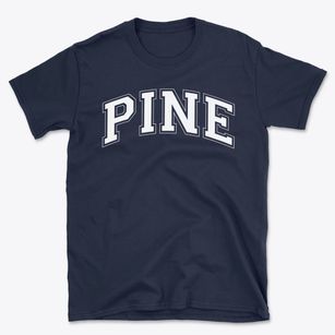 Pine Grove Church School Varsity Arch Basic T-Shirt