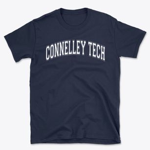 Connelley Tech Institute Adult Education Varsity Arch Basic T-Shirt