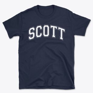 Scott Elementary School Varsity Arch Basic T-Shirt