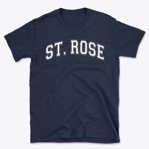 St Rose Of Lima Parish Varsity Arch Basic T-Shirt