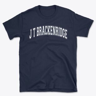 J T Brackenridge Elementary School Varsity Arch Basic T-Shirt