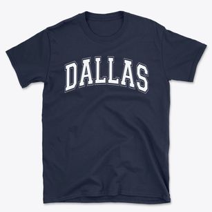 Dallas Montessori Academy Varsity Arch Basic T-Shirt