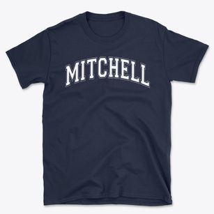 Mitchell Elementary School Varsity Arch Basic T-Shirt
