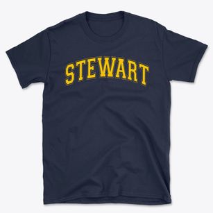 Stewart Elementary School Varsity Arch Basic T-Shirt