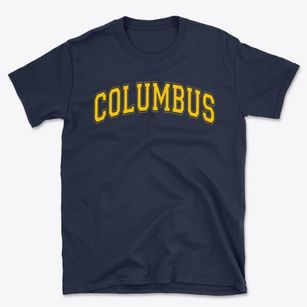 Columbus High School Varsity Arch Basic T-Shirt