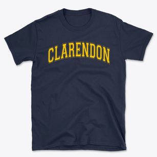 Clarendon Alternative Elementary School Varsity Arch Basic T-Shirt