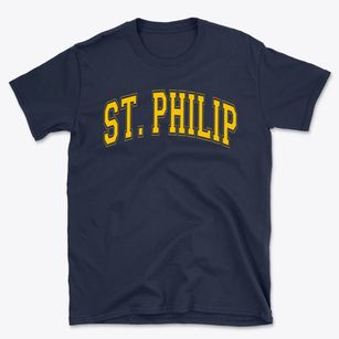 Saint Philip School Varsity Arch Basic T-Shirt
