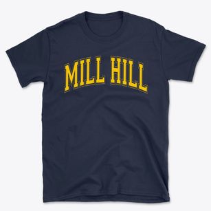 Mill Hill Elementary School Varsity Arch Basic T-Shirt