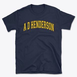 A D Henderson University School Varsity Arch Basic T-Shirt