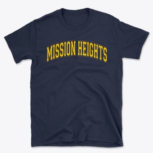 Mission Heights Prep Varsity Arch Basic T-Shirt