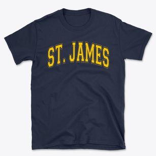 Saint James Lutheran School Varsity Arch Basic T-Shirt
