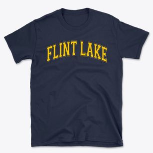 Flint Lake Elementary School Varsity Arch Basic T-Shirt