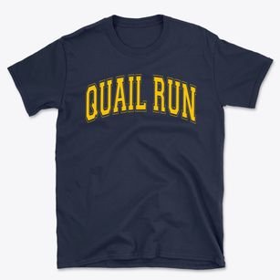 Quail Run Elementary School Varsity Arch Basic T-Shirt