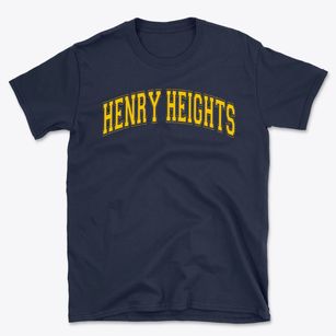 Henry Heights Elementary School Varsity Arch Basic T-Shirt