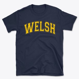 Welsh High School Varsity Arch Basic T-Shirt