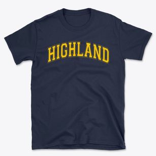 Highland Middle School Varsity Arch Basic T-Shirt