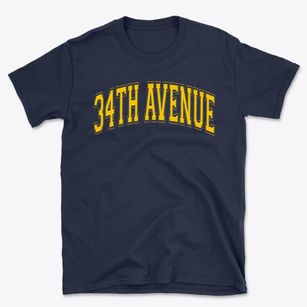 34th Avenue Elementary School Varsity Arch Basic T-Shirt