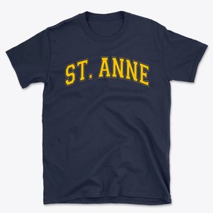 St Anne Parish Varsity Arch Basic T-Shirt