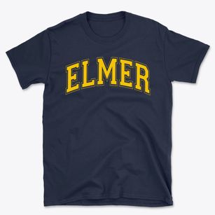 Elmer Elementary School Varsity Arch Basic T-Shirt