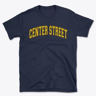 Center Street Elementary School Varsity Arch Basic T-Shirt