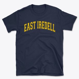 East Iredell Elementary School Varsity Arch Basic T-Shirt